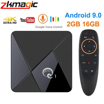 Android 9.0 TV Box Mini Q1 4K 1080P 2GB 16GB Media Player 2.4G WiFi Android TV Box Netflix Youtube Set Top Box Voice Remote
Android 9.0 TV Box Mini Q1 4K 1080P 2GB 16GB Media Player 2.4G WiFi Android TV Box Netflix Youtube Set Top Box Voice Remote