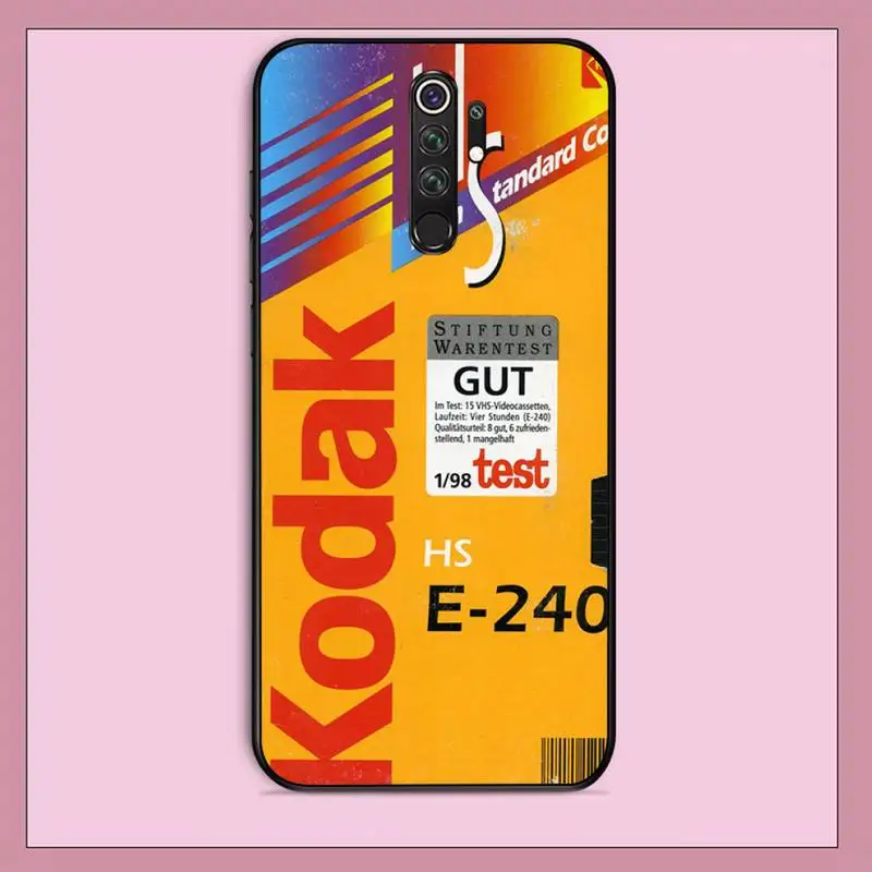 TOPLBPCS Japanese brand film Fashion Soft Kodak DIY phone Case cover Shell for RedMi note 9 4 5 6 7 5a 8 9 pro max 4X 5A 8T
