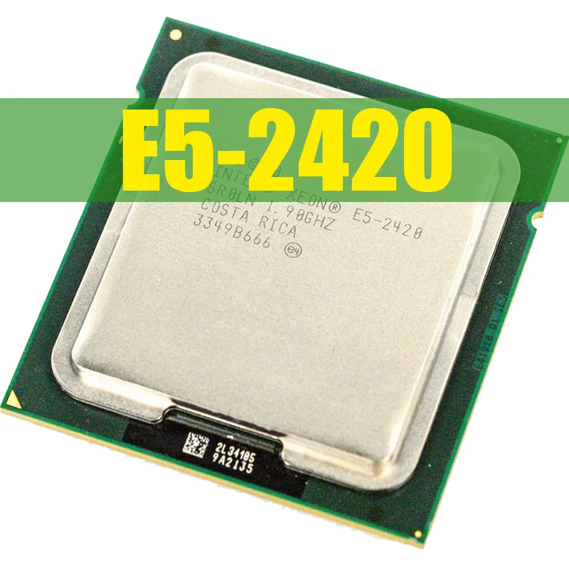 Процессор INTEL Xeon E5 2420 1 9 ГГц шестиядерный двенадцатипоточный ЦПУ 15 Мб 95 Вт LGA 1356