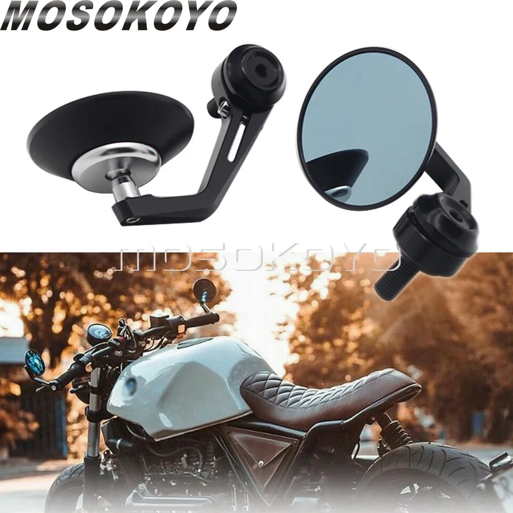 Регулируемый конец руля с ЧПУ круглое боковое зеркало M12 болт для BMW HP4 S1000R S1000RR R Nine