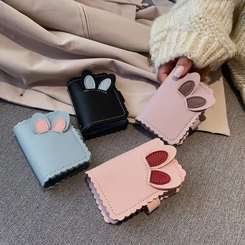 2020 Cartoon Leather Women Wallets Pocket Ladies Purse Clutch Wallet Women Short Card Holder Cute Girls Rabbit Ears Wallet
2020 Cartoon Leather Women Wallets Pocket Ladies Purse Clutch Wallet Women Short Card Holder Cute Girls Rabbit Ears Wallet