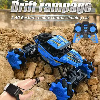 360 Degrees Rotating RC Stunt Off-road Car Watch Gesture Sensor Car All-Terrain Auto-demo Cars Kids Children Gift Drive Toy Car
360 Degrees Rotating RC Stunt Off-road Car Watch Gesture Sensor Car All-Terrain Auto-demo Cars Kids Children Gift Drive Toy Car
