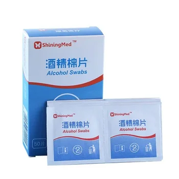 50PCS/Box 75% Alcohol Wipe Pad Cotton Sheet Disposable Skin Surface Disinfection Wipes Cleaning Piercing Jewelry Mobile Phone
50PCS/Box 75% Alcohol Wipe Pad Cotton Sheet Disposable Skin Surface Disinfection Wipes Cleaning Piercing Jewelry Mobile Phone