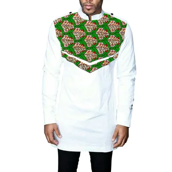 African fashion patchwork men's shirt stand collar Ankara tops white/wax print custom made Dashiki clothes male party/groom wear
African fashion patchwork men's shirt stand collar Ankara tops white/wax print custom made Dashiki clothes male party/groom wear
