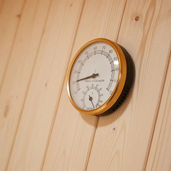 Stainless Steel Thermometer Hygrometer for Sauna Room Temperature Humidity Meter Household Merchandises
Stainless Steel Thermometer Hygrometer for Sauna Room Temperature Humidity Meter Household Merchandises