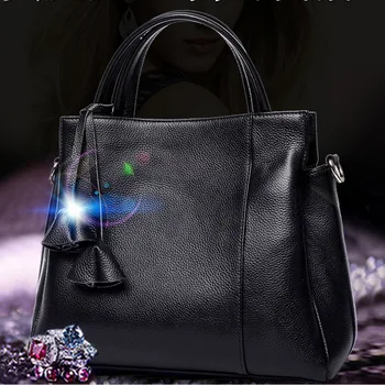 European and American Leather Women's Soft Large Capacity Litchi Pattern Handbag Shoulder Bag Diagonal Women's Bag
European and American Leather Women's Soft Large Capacity Litchi Pattern Handbag Shoulder Bag Diagonal Women's Bag