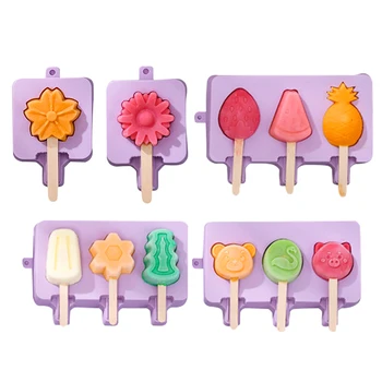 1/3 Cell Ice Cream Molds Maker with 50 Sticks Homemade DIY Popsicle Silicone for Household Ice Cream Making Supply
1/3 Cell Ice Cream Molds Maker with 50 Sticks Homemade DIY Popsicle Silicone for Household Ice Cream Making Supply