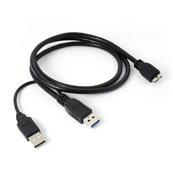 1pc Dual A To Micro B USB 3.0 Y Cable Move Hard Disk Cable 5Gbps Portable USB Hard Drive Cable
1pc Dual A To Micro B USB 3.0 Y Cable Move Hard Disk Cable 5Gbps Portable USB Hard Drive Cable