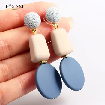 POXAM Statement Acrylic Big Button Drop Earrings for Women Girl Geometric Square Round Summer Party 2019 Female Earring Jewelry
POXAM Statement Acrylic Big Button Drop Earrings for Women Girl Geometric Square Round Summer Party 2019 Female Earring Jewelry