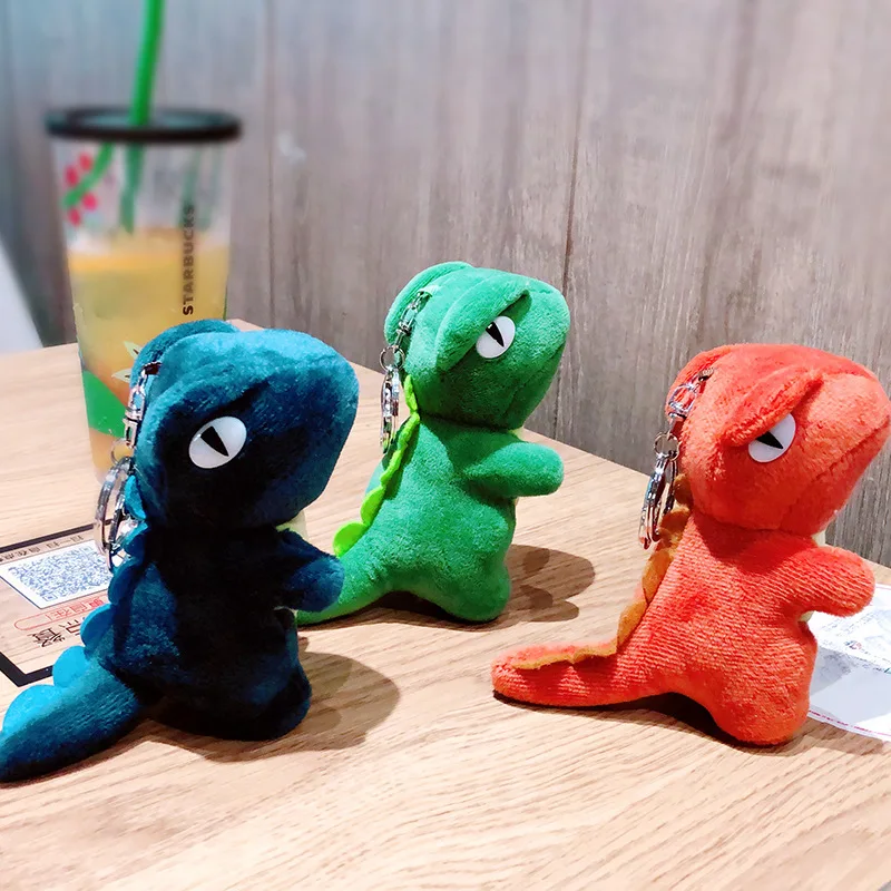 Small Dinosaur Plush Toys Pendant Plush Toy Key Ring Chain Animal Pendant Woman Bag Charms Pompom Car Keychain Party Trinket 
Small Dinosaur Plush Toys Pendant Plush Toy Key Ring Chain Animal Pendant Woman Bag Charms Pompom Car Keychain Party Trinket