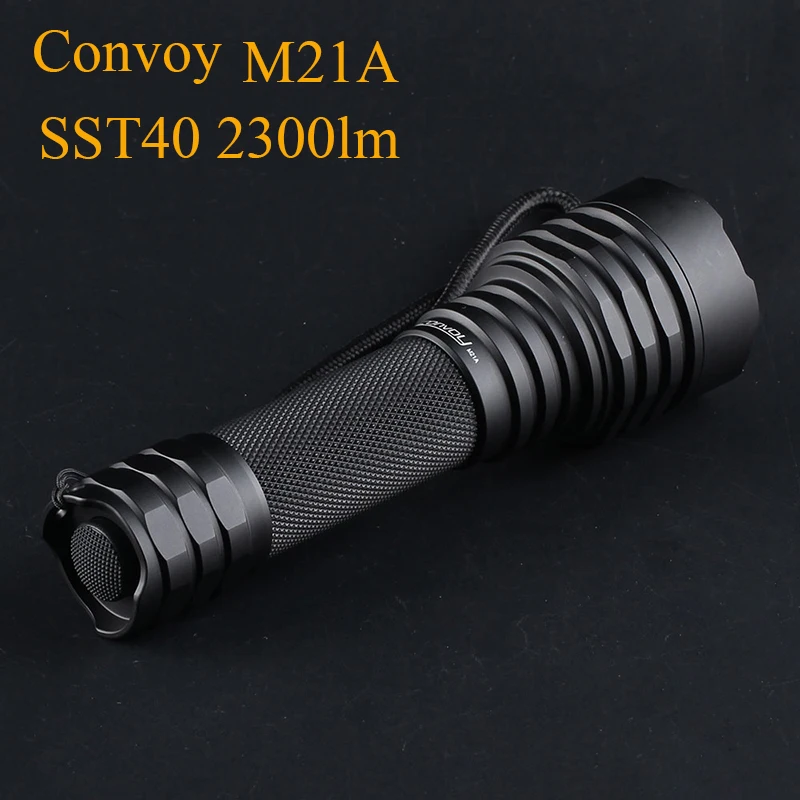 Convoy Flashlight Black M21A SST40 Lanterna LED EDC C8+ 21700 Version Torch Light 2300lm Torcia Led Lampe Torche Zaklamp Lantern
Convoy Flashlight Black M21A SST40 Lanterna LED EDC C8+ 21700 Version Torch Light 2300lm Torcia Led Lampe Torche Zaklamp Lantern