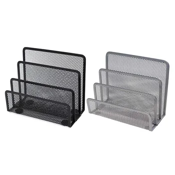 Small Letter Sorter Pack of 2 Desktop File Organizer Metal Mesh Paper Stacking Mail Sorter Holder 3 Slots (1 Black+1 Silver)
Small Letter Sorter Pack of 2 Desktop File Organizer Metal Mesh Paper Stacking Mail Sorter Holder 3 Slots (1 Black+1 Silver)