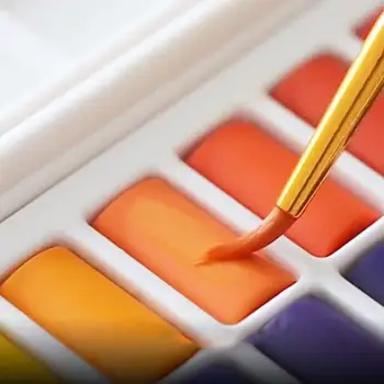 1 Set Of 24 Color Solid Powder Watercolor Painting Art Supplies Watercolor Packaging Portable Paint Set Beginner K8R5
1 Set Of 24 Color Solid Powder Watercolor Painting Art Supplies Watercolor Packaging Portable Paint Set Beginner K8R5