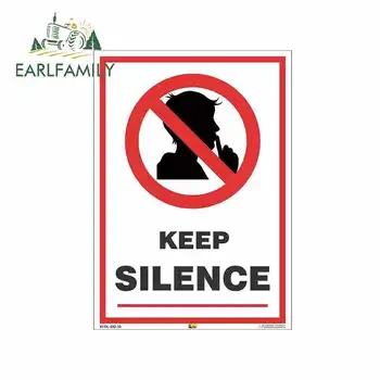 EARLFAMILY 13cm x 9.3cm for KEEP SILENCE SIGN Waterproof Decal Scratch-proof Custom Printing Car Stickers Suitable for VAN RV
EARLFAMILY 13cm x 9.3cm for KEEP SILENCE SIGN Waterproof Decal Scratch-proof Custom Printing Car Stickers Suitable for VAN RV