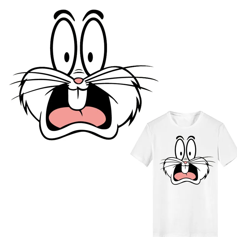 Iron on Transfer Cartoon Anime Rabbit Patches for Kids Clothing Applique Ironing Animal Patch Stickers on Clothes Heat Press
Iron on Transfer Cartoon Anime Rabbit Patches for Kids Clothing Applique Ironing Animal Patch Stickers on Clothes Heat Press
