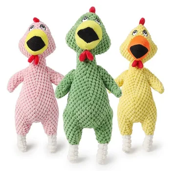 Screaming Chicken Squeeze Sound Toy Tool Squeak Vent chicken Toy 3 Size Pets Dog Toys Product Shrilling Decompression
Screaming Chicken Squeeze Sound Toy Tool Squeak Vent chicken Toy 3 Size Pets Dog Toys Product Shrilling Decompression