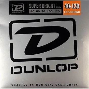 Dbsbs40120 super bright strings for 5-string bass guitar, stainless steel. Steel, light, 40-120, Dunlop
Dbsbs40120 super bright strings for 5-string bass guitar, stainless steel. Steel, light, 40-120, Dunlop