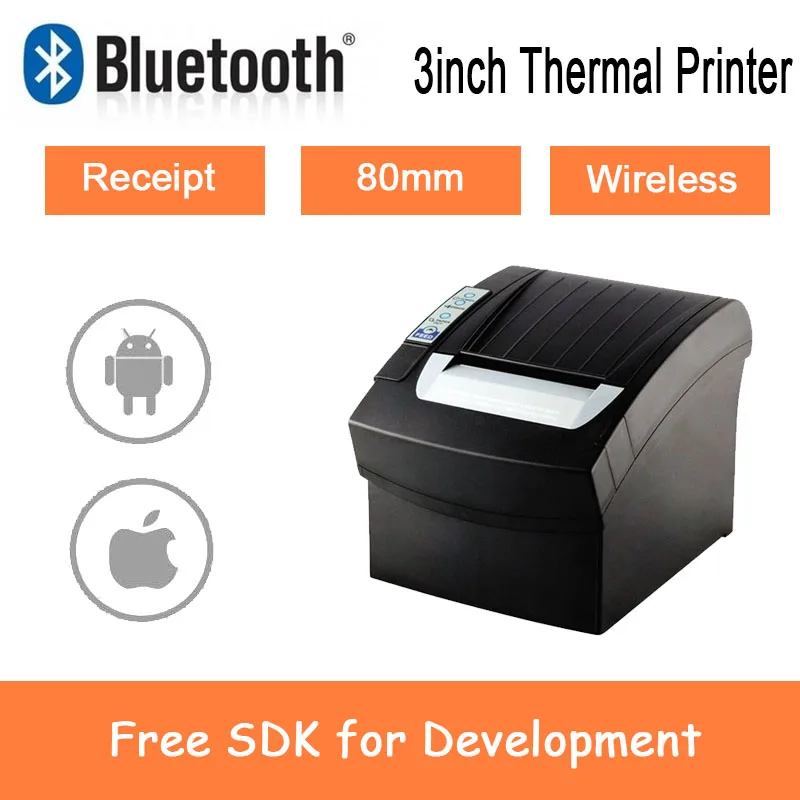 80MM Thermal Wireless WiFi Bluetooth Receipt Kitchen Printer With Auto Cutter Support Cash Drawer ESC POS Windows
80MM Thermal Wireless WiFi Bluetooth Receipt Kitchen Printer With Auto Cutter Support Cash Drawer ESC POS Windows