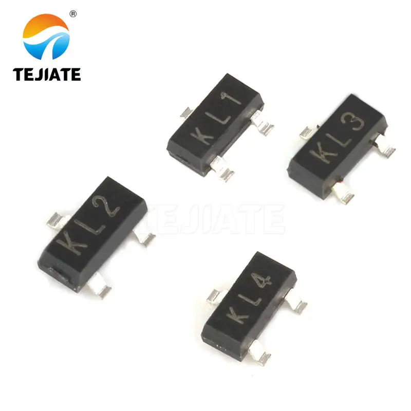 100pcs BAT54C KL3 BAT54LT1 Schottky diode SOT23 BAT54S KL1 KL4 | Электронные компоненты и принадлежности