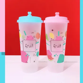50pcs 90 caliber creative frosted transparent disposable cold drink cup 500ml 700ml juice beverage packaging cups with lid 
50pcs 90 caliber creative frosted transparent disposable cold drink cup 500ml 700ml juice beverage packaging cups with lid