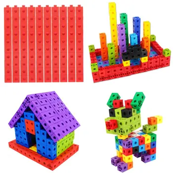Math Cubes - Set of 100 - Linking Cubes for Early Maths - Connecting Manipulative Block Creative Intelligence Kindergarden Toy
Math Cubes - Set of 100 - Linking Cubes for Early Maths - Connecting Manipulative Block Creative Intelligence Kindergarden Toy