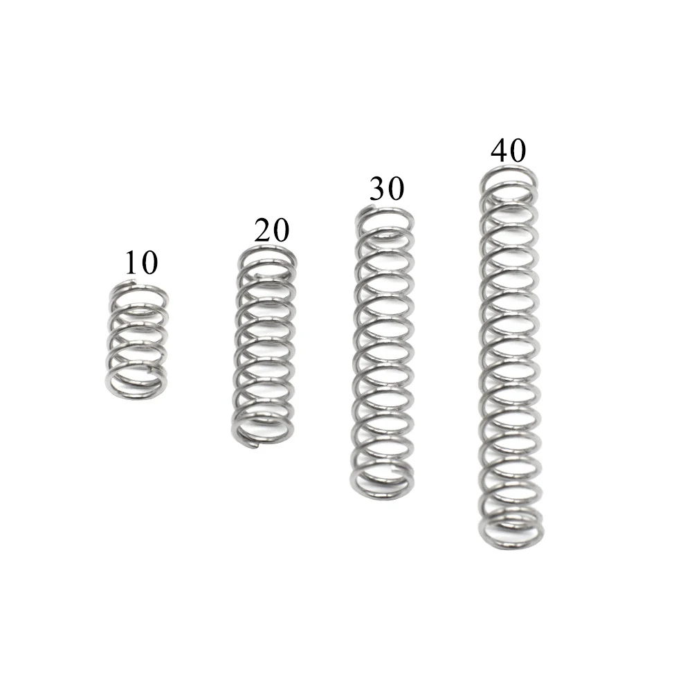 10PCS 0.7*6 8 10 12 mm*10-50mm Spring Steel Small Compression Release Mechanical Return Pressure Spring wire diameter 0.7mm
10PCS 0.7*6 8 10 12 mm*10-50mm Spring Steel Small Compression Release Mechanical Return Pressure Spring wire diameter 0.7mm