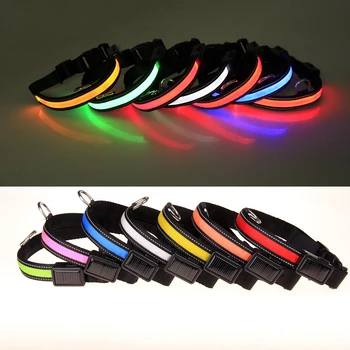 Rechargeable Pet Dog Collar Nylon Luminous Solar LED Light Night Safety Glowing Flashing Necklace Dogs Collar
Rechargeable Pet Dog Collar Nylon Luminous Solar LED Light Night Safety Glowing Flashing Necklace Dogs Collar