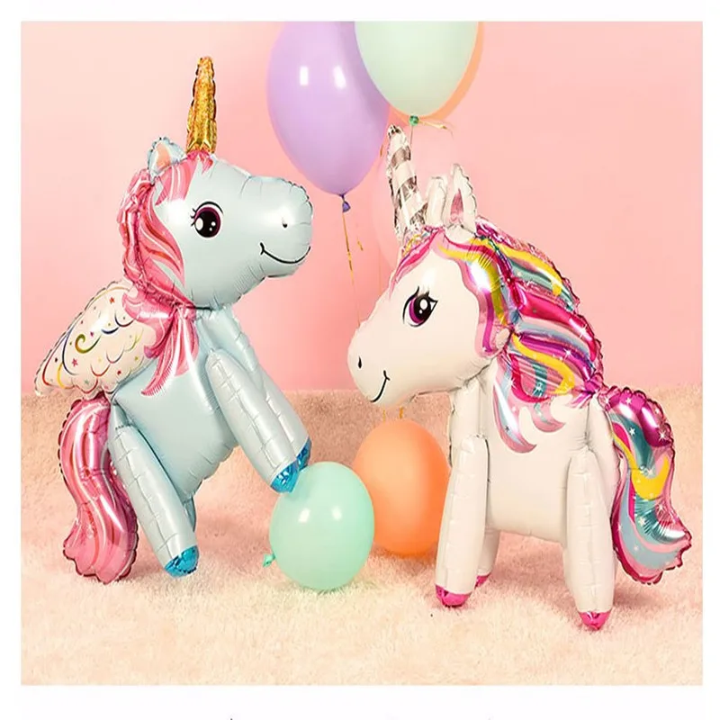3D Unicorn party balloons Decorations Unicornio Walking Animal foil Balloon happy Birthday Baby Shower girl kids decor Toy Gifts
3D Unicorn party balloons Decorations Unicornio Walking Animal foil Balloon happy Birthday Baby Shower girl kids decor Toy Gifts