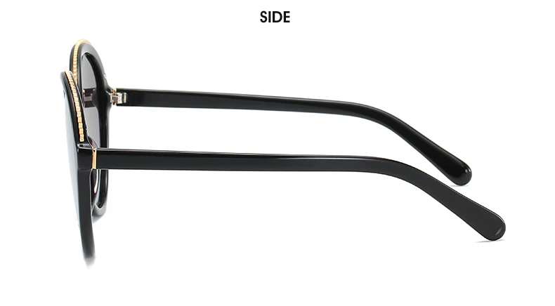 Women Sunglasses Frame Glasses Polariod Lens UV400 Polarized Sunglasses Women Fashion Round Frame Eyewear Glasses (24)