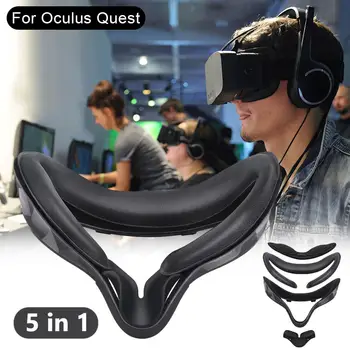 VR Face Protective Cover Case Pad Facial Interface Frame For Oculus Quest Head Cover Controller Grip Skin Accessories
VR Face Protective Cover Case Pad Facial Interface Frame For Oculus Quest Head Cover Controller Grip Skin Accessories