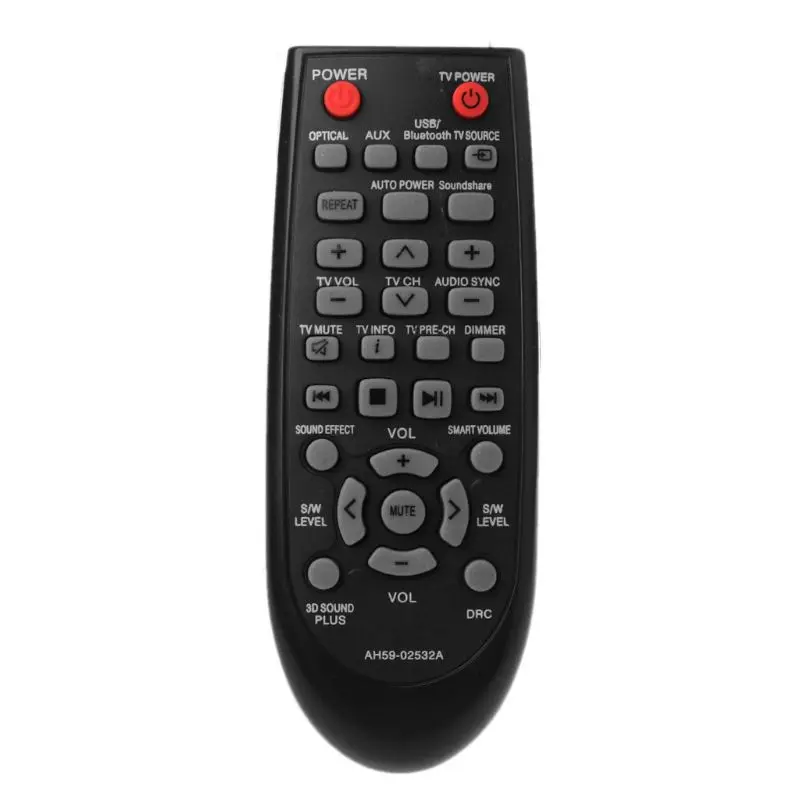 Remote Control Replacement for SamsungHW-F355 HW-FM35 AH59-02532A AH59-02545A AH59-02545B HW-F750Sound Soundbar Audio Controller
Remote Control Replacement for SamsungHW-F355 HW-FM35 AH59-02532A AH59-02545A AH59-02545B HW-F750Sound Soundbar Audio Controller