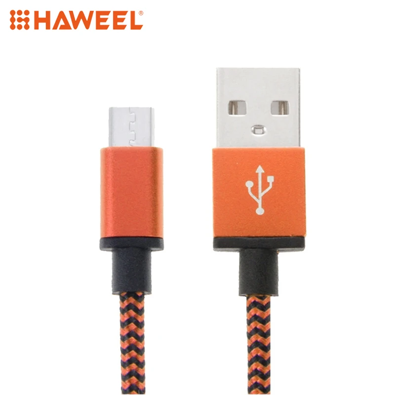 Фото Micro USB зарядный кабель HAWEEL для передачи данных Samsung Xiaomi Huawei планшета Android |