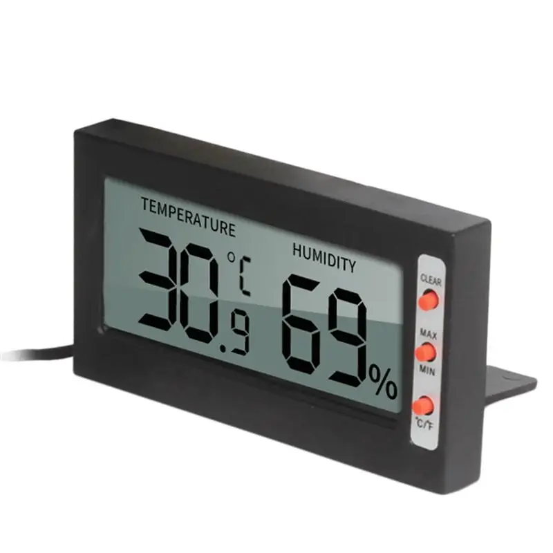 Digital Pet Reptile Thermometer Hygrometer With Suction Cup For Snake Lizard Turtle Frog Gecko Reptile Thermometer Hygrometer
Digital Pet Reptile Thermometer Hygrometer With Suction Cup For Snake Lizard Turtle Frog Gecko Reptile Thermometer Hygrometer