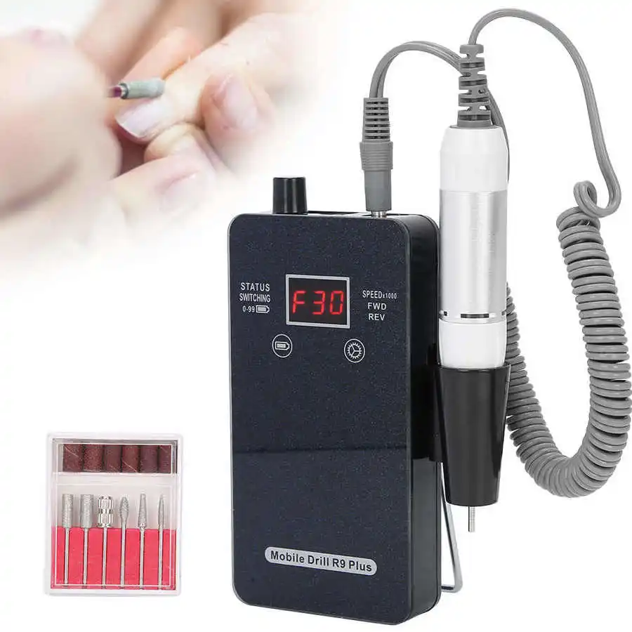 1set 30000rpm Electric Nail Drill Rechargeable Portable Electric Nail Polishing Grinding Machine LCD Digital Display
1set 30000rpm Electric Nail Drill Rechargeable Portable Electric Nail Polishing Grinding Machine LCD Digital Display