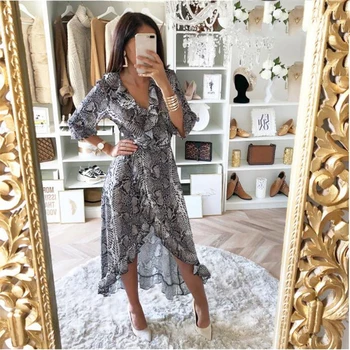 Womens Sexy Vintage Floral Print Dresses Summer Deep V-Neck High Low Long Dresses
Womens Sexy Vintage Floral Print Dresses Summer Deep V-Neck High Low Long Dresses
