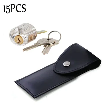 Great Practice Set Funny Kit for Men,One Word Transparent Lock with 15pcs Stainless Steel Lock Tools Remove Broken Key Set
Great Practice Set Funny Kit for Men,One Word Transparent Lock with 15pcs Stainless Steel Lock Tools Remove Broken Key Set