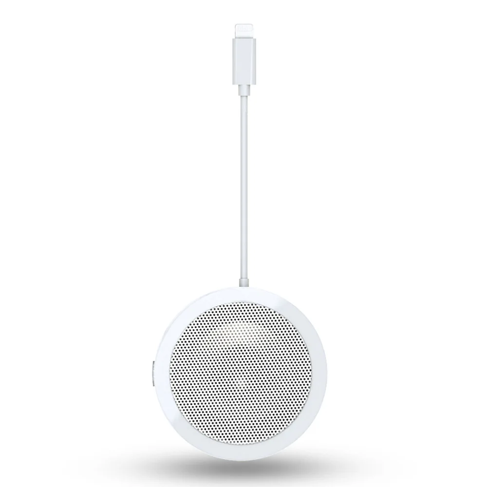 For Lightning Powered Conference Speaker with Microphone Aux Jack Light-ning to audio adapter for iPhone X/XR/XS/8/iPad Pro/iPod
For Lightning Powered Conference Speaker with Microphone Aux Jack Light-ning to audio adapter for iPhone X/XR/XS/8/iPad Pro/iPod
