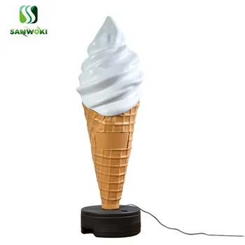 Plastic ice cream model light Large Simulation ice cream cone with led light 1.5m modeling light ice cream advertising lamp
Plastic ice cream model light Large Simulation ice cream cone with led light 1.5m modeling light ice cream advertising lamp