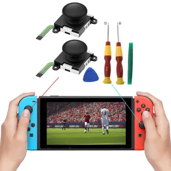 2 Pack Analog 3D Joy con Joystick Replacement for Nintendo Switch,joycon Switch joysticks compatiable with Left joycon Right S
2 Pack Analog 3D Joy con Joystick Replacement for Nintendo Switch,joycon Switch joysticks compatiable with Left joycon Right S