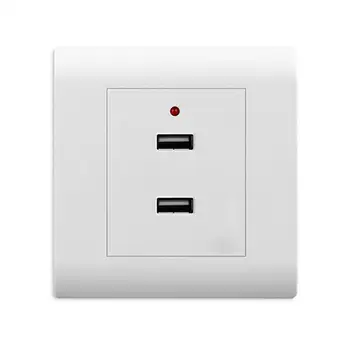 Dual USB Wall Socket Charger White AC/DC Power Adapter Plug Outlet Plate Panel High Quality
Dual USB Wall Socket Charger White AC/DC Power Adapter Plug Outlet Plate Panel High Quality