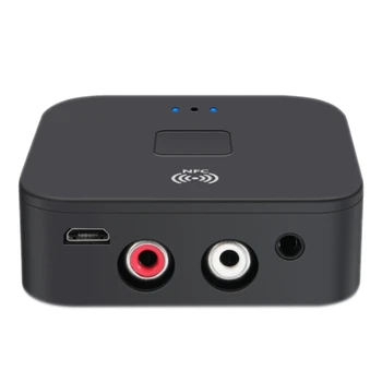 

B11 Wireless Bluetooth Music Receiver Bluetooth 5.0 Audio Adapter 3.5mm Jack and 2RCA Audio Port Support A2DP / AVRCP/HFP Protoc