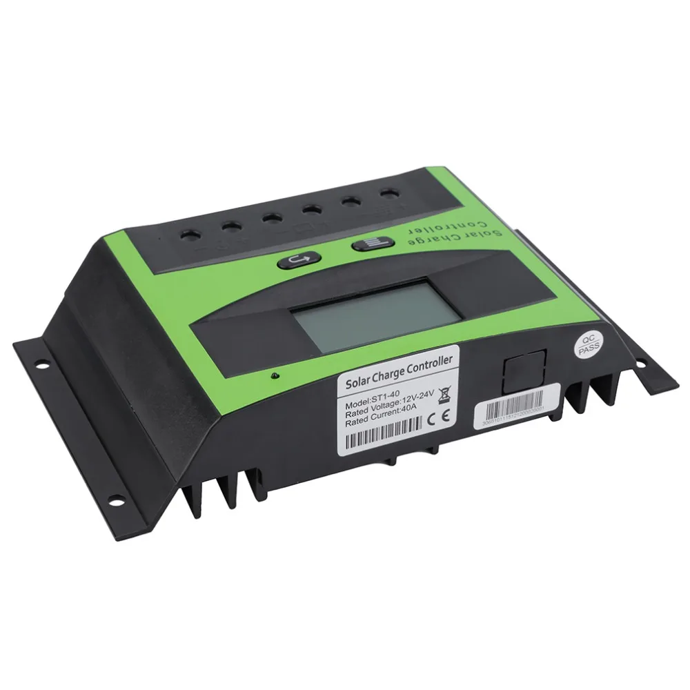 LCD 40A 12V/24V Solar Charge Controller Autoswitch Solar Panel Battery Regulator Charge Controller ST1-40A Free Shipping
LCD 40A 12V/24V Solar Charge Controller Autoswitch Solar Panel Battery Regulator Charge Controller ST1-40A Free Shipping
