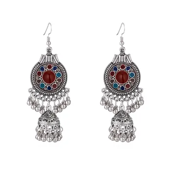 FUN-BEAUTY New European and American Earrings Retro Ethnic Round Dripping Tassel Female Earrings Fashion Bridal Earrings
FUN-BEAUTY New European and American Earrings Retro Ethnic Round Dripping Tassel Female Earrings Fashion Bridal Earrings