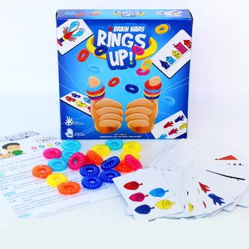 Fun Kids floor game Ring Up Table game Tour Ring Set Card Game board color logic for Parent Children finger hand party games toy
Fun Kids floor game Ring Up Table game Tour Ring Set Card Game board color logic for Parent Children finger hand party games toy