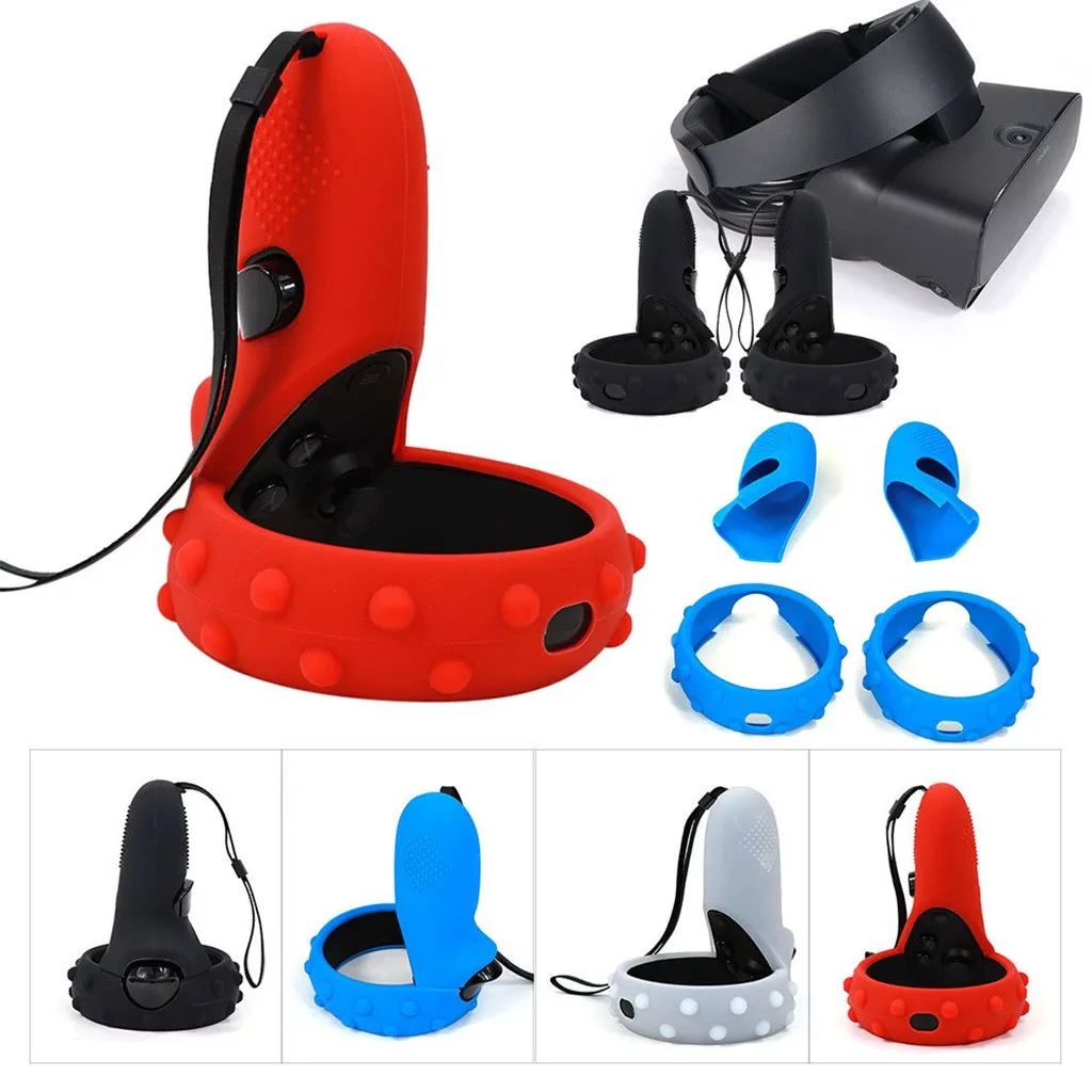 Silicone Case Cover Pouch Dust-proof Protective for Oculus Quest for Oculus Rift S VR
Silicone Case Cover Pouch Dust-proof Protective for Oculus Quest for Oculus Rift S VR