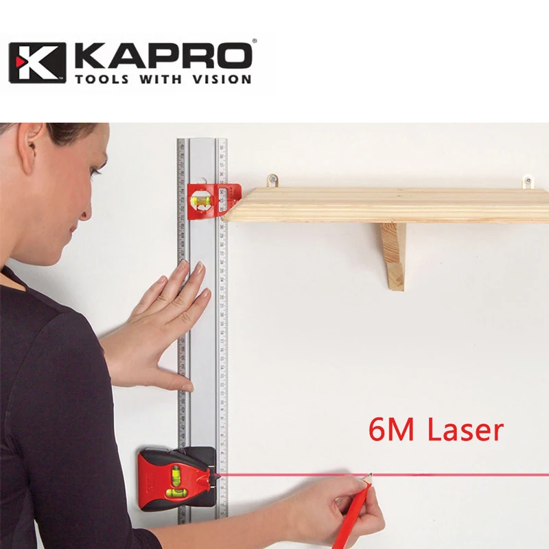 KAPRO Laser Level Marking Ruler With Bubbles High Precision Laser Line 6m Level Ruler 60cm 80cm Spirit Level Measuring Tools
KAPRO Laser Level Marking Ruler With Bubbles High Precision Laser Line 6m Level Ruler 60cm 80cm Spirit Level Measuring Tools
