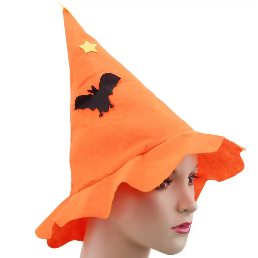 performance dance headdress halloween witch hat costume props