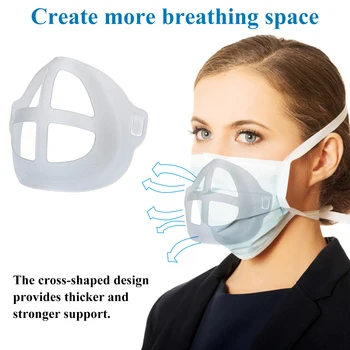 3d Face Mask Inner Bracket Silicone Internal Support Frame Under Frame Lipstick Protector More Space To Breath #M2
3d Face Mask Inner Bracket Silicone Internal Support Frame Under Frame Lipstick Protector More Space To Breath #M2