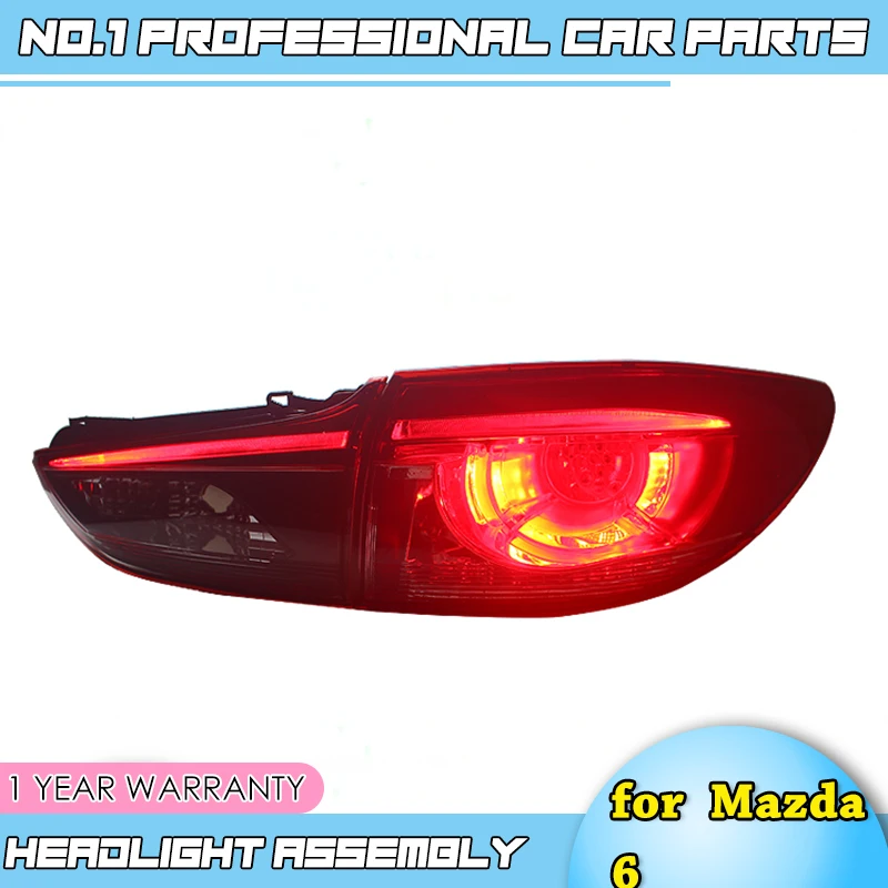 Car Styling for Mazda 6 Taillights 2014 2015 2016 New Mazda 6 LED Tail Light LED Rear Lamp DRL+Brake+Park+Signal 
Car Styling for Mazda 6 Taillights 2014 2015 2016 New Mazda 6 LED Tail Light LED Rear Lamp DRL+Brake+Park+Signal