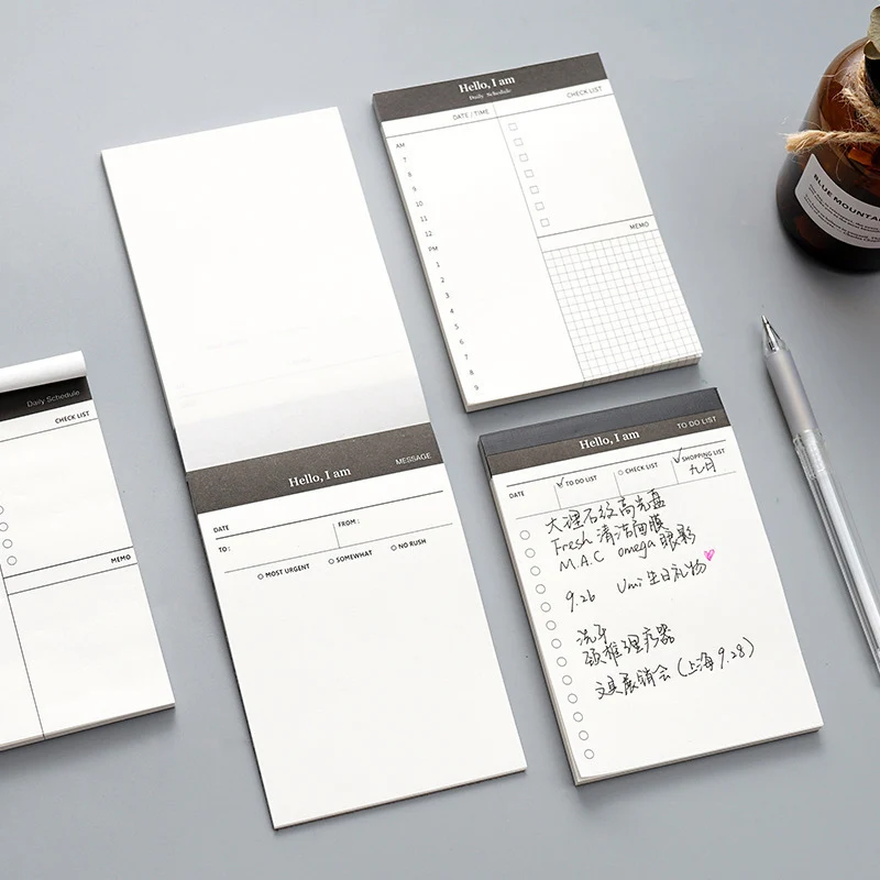 Cute Black White Date List Memo Pads Adhesive Note Kawaii Checklist Sticky Notes For Kids Girl School Office Supplies Stationery
Cute Black White Date List Memo Pads Adhesive Note Kawaii Checklist Sticky Notes For Kids Girl School Office Supplies Stationery